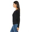 Ladies' Flowy Long-Sleeve Off Shoulder T-Shirt