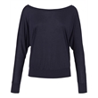 Ladies' Flowy Long-Sleeve Off Shoulder T-Shirt