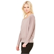 Ladies' Flowy Long-Sleeve Off Shoulder T-Shirt