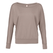 Ladies' Flowy Long-Sleeve Off Shoulder T-Shirt