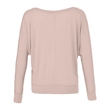 Ladies' Flowy Long-Sleeve Off Shoulder T-Shirt