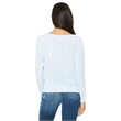 Ladies' Flowy Long-Sleeve Off Shoulder T-Shirt