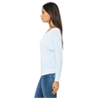 Ladies' Flowy Long-Sleeve Off Shoulder T-Shirt