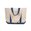 Windward Large Cotton Canvas Classic Boat Tote