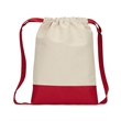 Cape Cod Cotton Drawstring Backpack