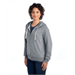 Ladies' Snow Heather Full-Zip Hooded Sweatshirt