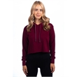 Ladies' Cropped Pullover Hooded Sweatshirt