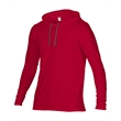 Adult Lightweight Long-Sleeve Hooded T-Shirt