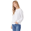 Ladies' Washed Terry Throwback Pullover Sweatshirt