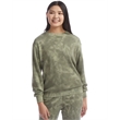 Ladies' Washed Terry Throwback Pullover Sweatshirt
