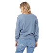 Ladies' Washed Terry Throwback Pullover Sweatshirt