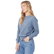 Ladies' Washed Terry Throwback Pullover Sweatshirt