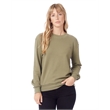 Ladies' Washed Terry Throwback Pullover Sweatshirt