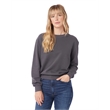 Ladies' Washed Terry Throwback Pullover Sweatshirt