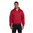 Adult NuBlend® Quarter-Zip Cadet Collar Sweatshirt