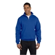 Adult NuBlend® Quarter-Zip Cadet Collar Sweatshirt