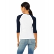 Ladies' Baby Rib 3/4-Sleeve Contrast Raglan T-Shirt