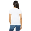 Ladies' Jersey Short-Sleeve Deep V-Neck T-Shirt