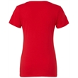 Ladies' Jersey Short-Sleeve Deep V-Neck T-Shirt