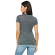 Ladies' Jersey Short-Sleeve Deep V-Neck T-Shirt