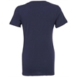 Ladies' Jersey Short-Sleeve Deep V-Neck T-Shirt