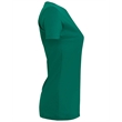 Ladies' Jersey Short-Sleeve Deep V-Neck T-Shirt