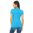 Ladies' Jersey Short-Sleeve Deep V-Neck T-Shirt
