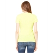 Ladies' Jersey Short-Sleeve Deep V-Neck T-Shirt