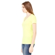 Ladies' Jersey Short-Sleeve Deep V-Neck T-Shirt