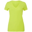 Ladies' Jersey Short-Sleeve Deep V-Neck T-Shirt
