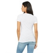 Ladies' Jersey Short-Sleeve Deep V-Neck T-Shirt