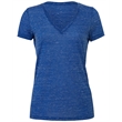 Ladies' Jersey Short-Sleeve Deep V-Neck T-Shirt