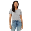 Bella + Canvas Ladies' Flowy Cropped T-Shirt