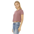 Bella + Canvas Ladies' Flowy Cropped T-Shirt