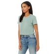 Bella + Canvas Ladies' Flowy Cropped T-Shirt