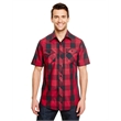 Mens Buffalo Plaid Woven Shirt