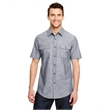 Mens Chambray Woven Shirt