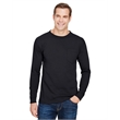 Unisex Union-Made Long-Sleeve Pocket Crew T-Shirt