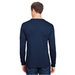 Unisex Union-Made Long-Sleeve Pocket Crew T-Shirt