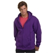 Adult 9.5oz., 80% cotton/20% polyester Full-Zip Hooded Sw...