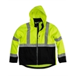 Men's Tall Hi-Vis Class 3 Hooded Softshell Jacket