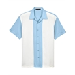 Men's Two-Tone Camp Shirt