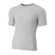 Adult Polyester Spandex Short Sleeve Compression T-Shirt