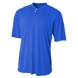 Adult Tek 2-Button Henley Jersey