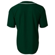 Shorts Sleeve Full Button Baseball Top