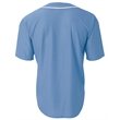 Shorts Sleeve Full Button Baseball Top