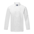 Unisex Studded Front Long-Sleeve Chef's Jacket