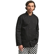 Unisex Studded Front Long-Sleeve Chef's Jacket