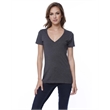 Ladies' CVC V-Neck T-Shirt