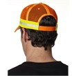 Trucker Reflector High-Visibility Constructed Cap